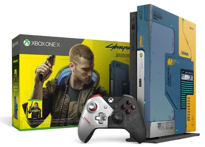 Konsola Microsoft Xbox One X Z Padem Cyberpunk 2077 Edition Używany