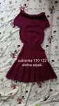 Urocza sukienka 116 z wełny alpaki 110 122 ręcznie robiona Boho Chic