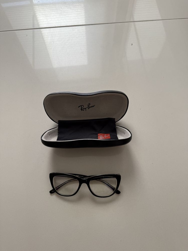 Okulary korekcyjne oprawki RAY BAN szkła zerówki RB 5322 czarne