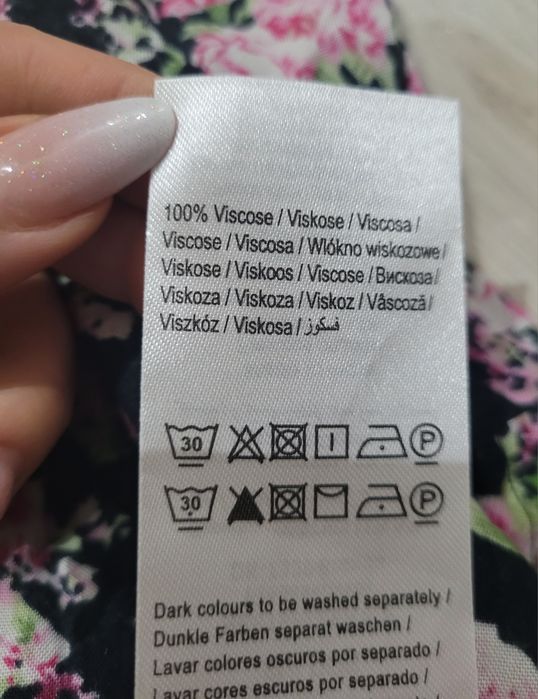 Spódniczka w kwiaty viskoza 100% Only rozmiar  S 36 wiskoza na lato