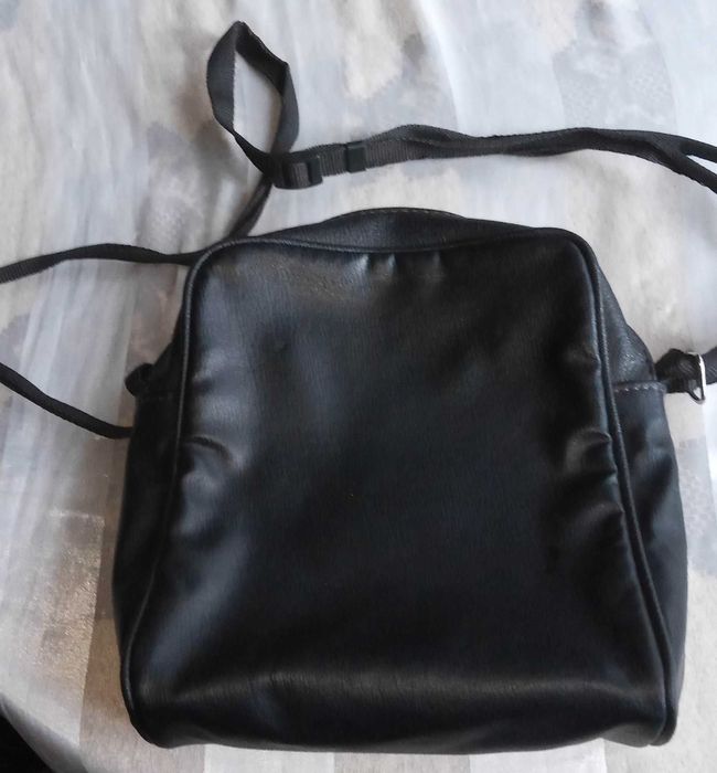 Torba na ramię, saszetka męska czarna