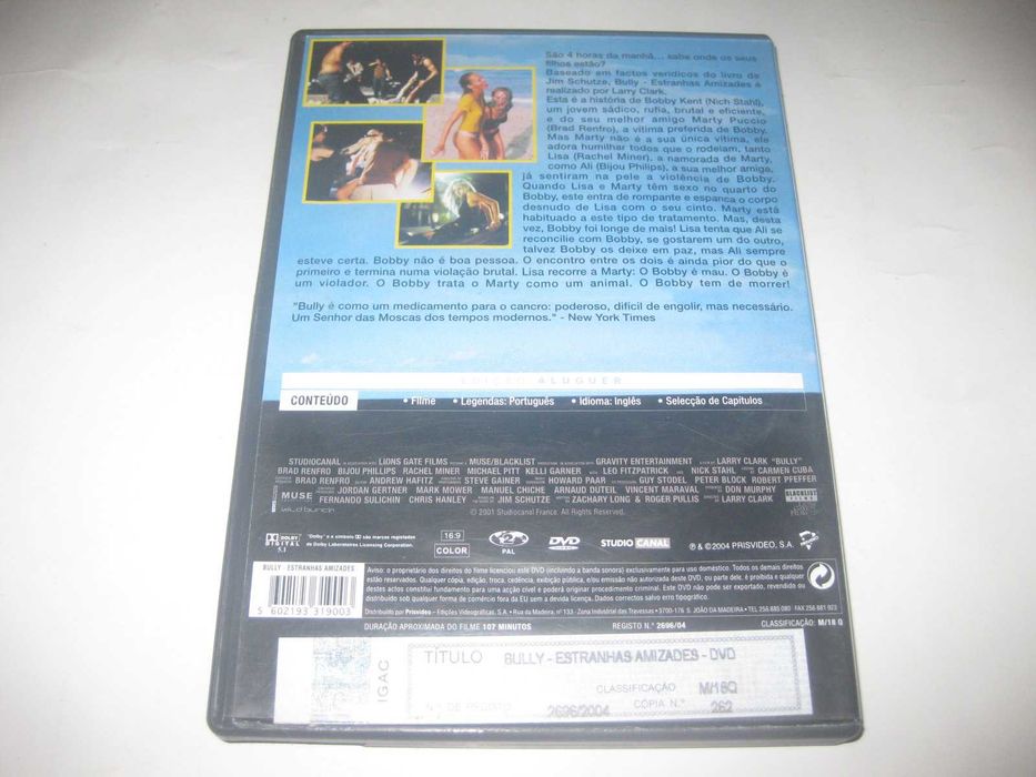 DVD "Bully - Estranhas Amizades" de Larry Clark