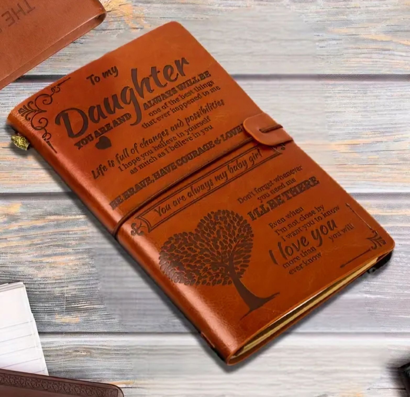 Notes pamiętnik notatnik- Dla mojej córki - skóra.