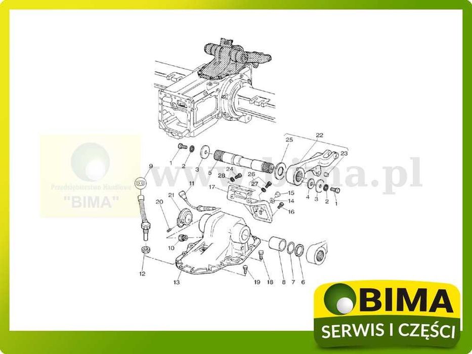 Ramię wałek Zestaw podnośnika Massey Ferguson Renault CLAAS Ares Arion