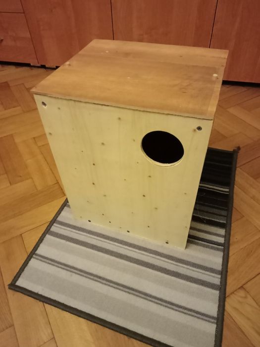 budka lęgowa dla papug