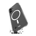 Puro Cover in TPU+PC "IMPACT CLEAR D3O" with Magsafe for iPhone 16, tr