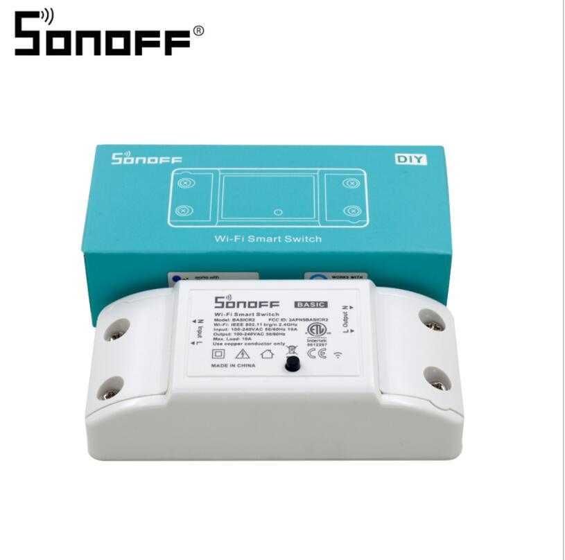 Domótica Sonoff BASIC Wi-Fi sem Fio para Casa Inteligente (R2) Iot