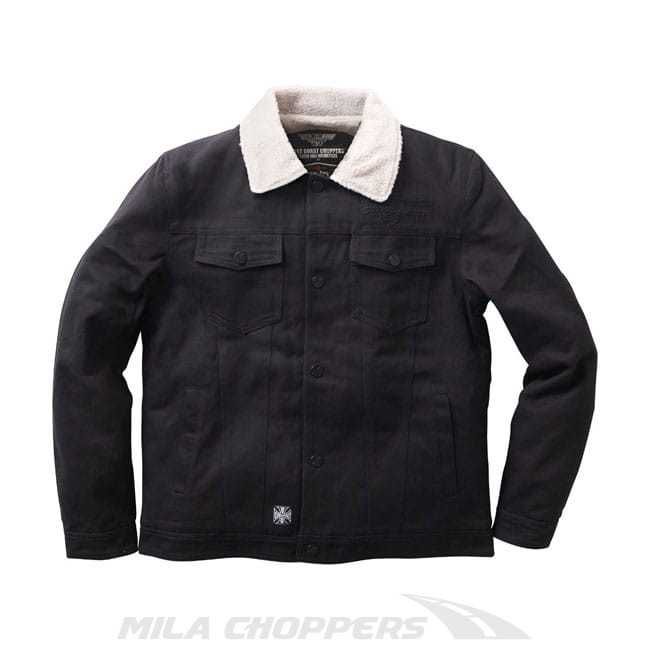 Kurtka West Coast Choppers Sherpa czarna- M