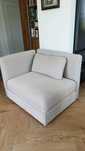 Sofa vallentuna ikea, siedzisko, puf