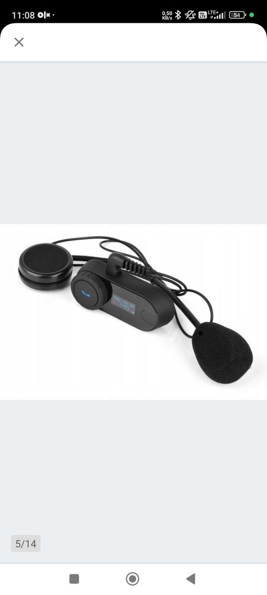 Interkom Bluetooth FreedConn T-Com VB po Polsku  radio zestaw 2 sztuk
