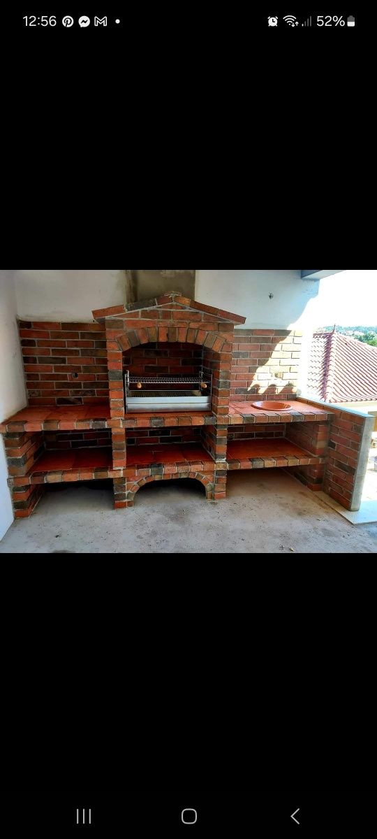 Churrasqueiras  rusticas e linha moderna