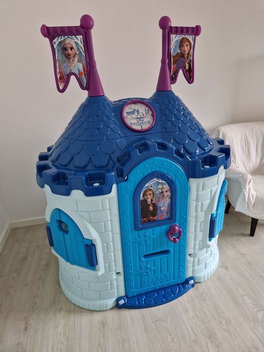Casa brincar jardim Castelo Frozen 2