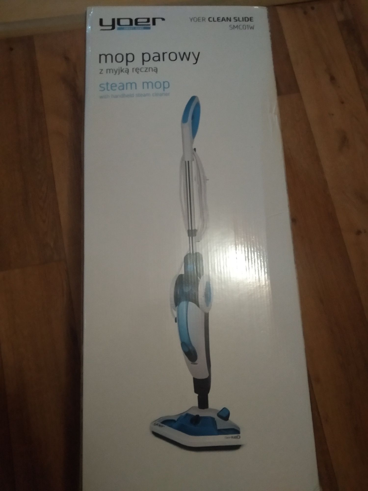 Mop parowy z myjką ręczną YOER CleanSlide SMC01W