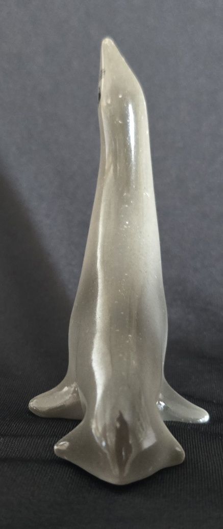 Figurka porcelanowa foka Hollahaza, lata 60.