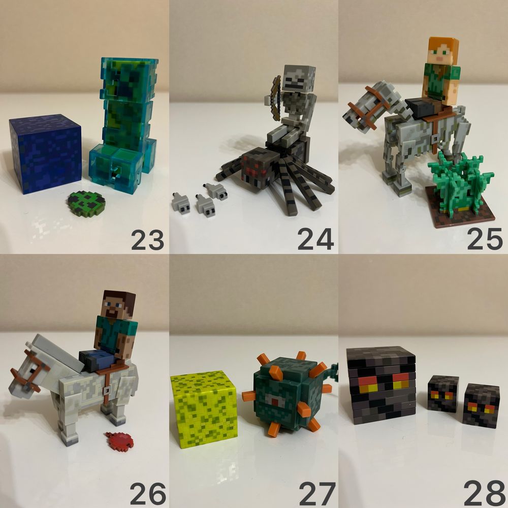Фігурки оригінал майнкрафт manicraft mojang jazwares mattel