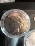 Moneta 1 Dollar 1921 i 1923 r. 5 cents Bizon 1937. 3y monety srebrne.