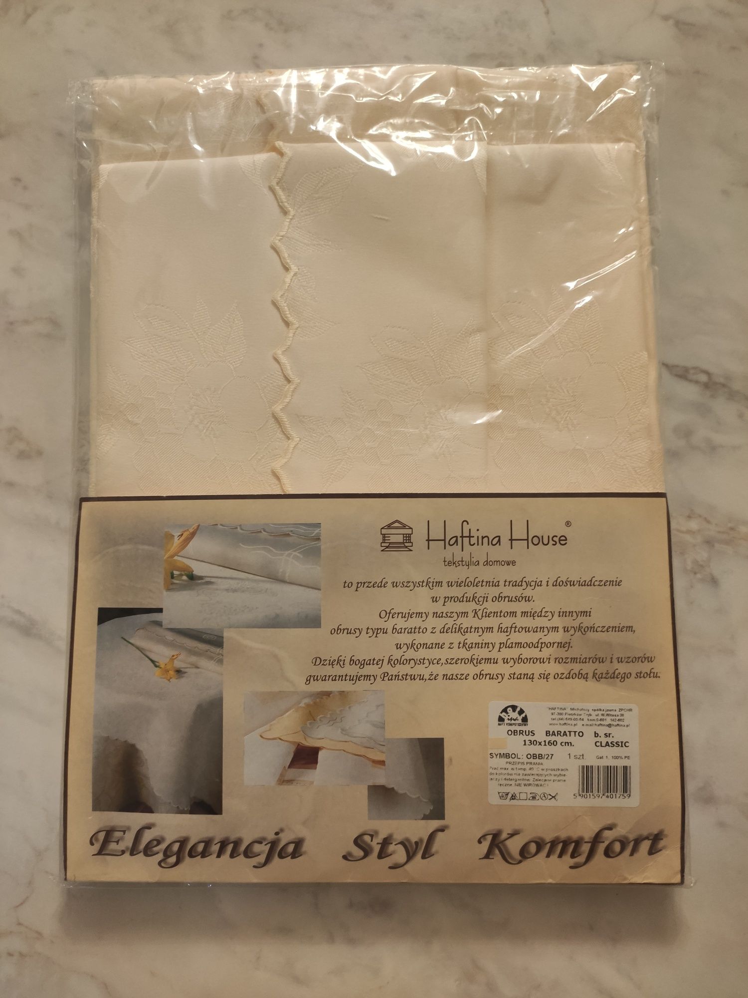 Obrus plamoodporny Haftina House 130x160