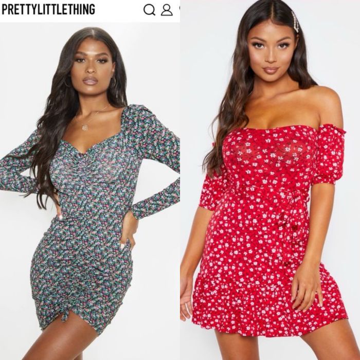 Сукня PrettyLittleThing сукня в квітковий принт від PLT