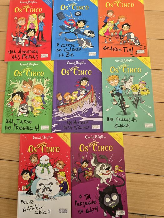 Livros Infantis Os Cinco de Enid Blyton