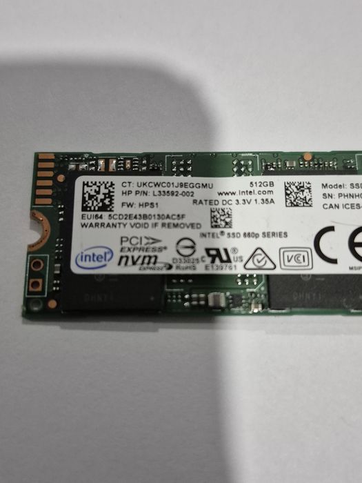 Dysk SSD M2 Nvme 512GB Intel win.11Pro (16)