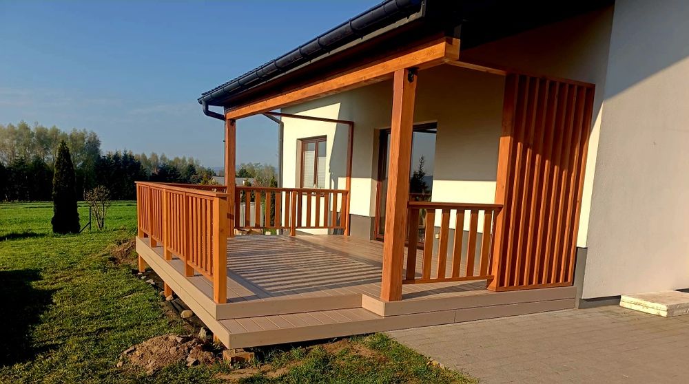 Wykonam taras, pergole, domek z drewna
