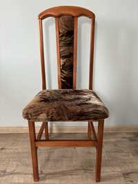 Krzesła drewniane ciemne 4