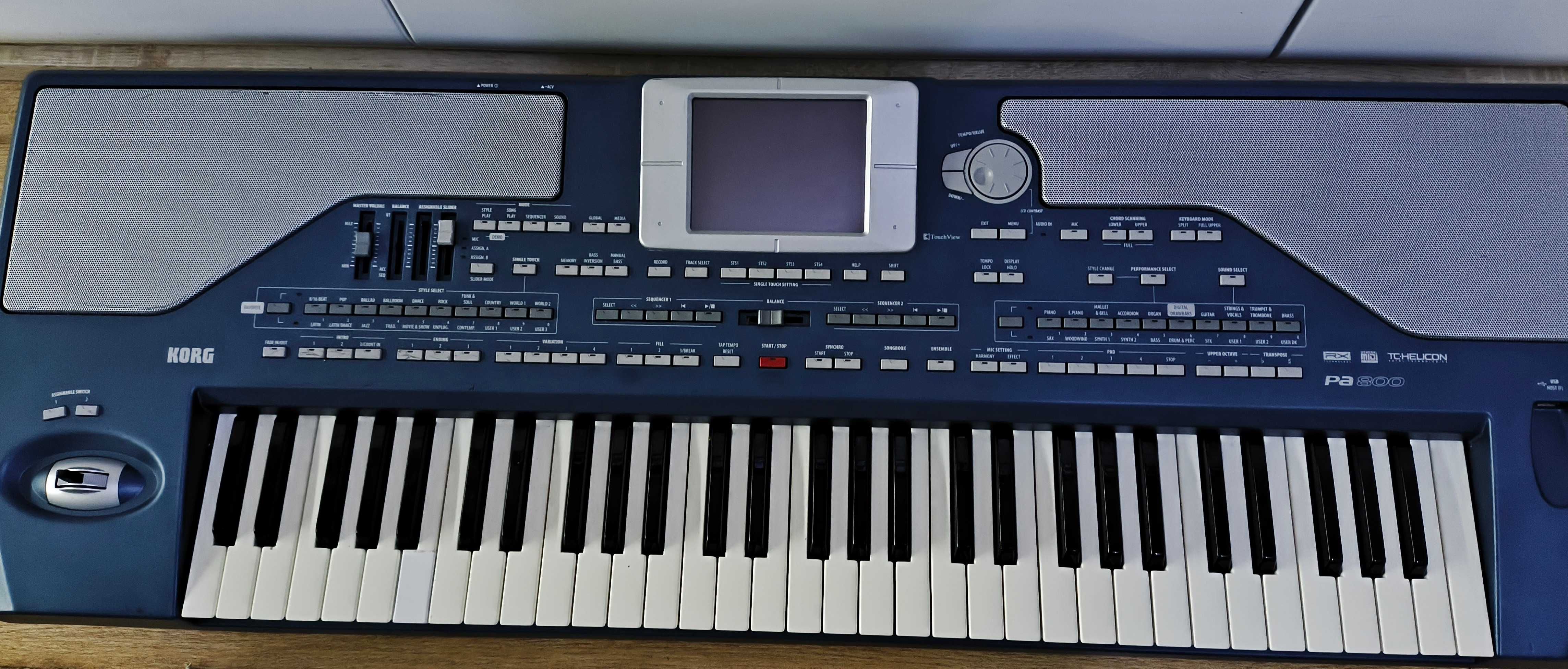 Korg pa 800 helicon MP3 Dużo styli