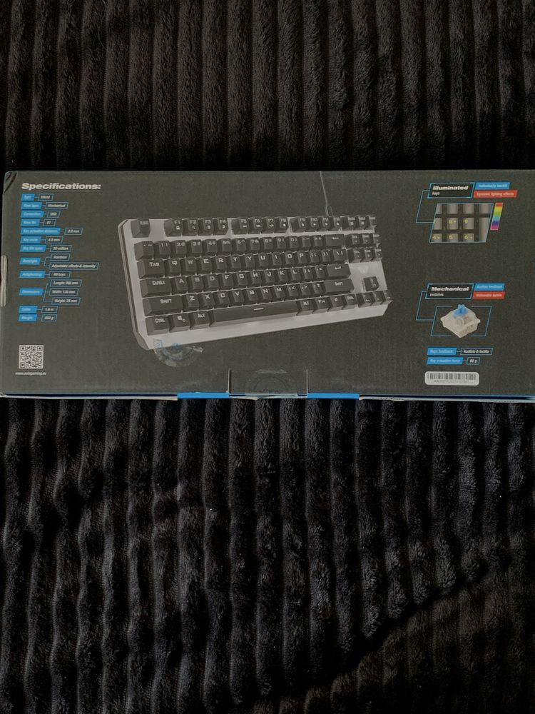 Клавіатура Aula F2066-II USB (UA Layout, Blue Switches)