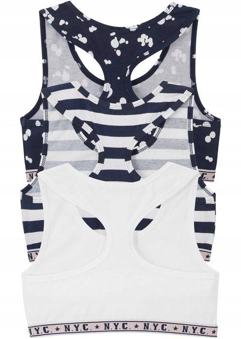 B.P.C 3-pak biustonoszy topów dziewczęcy ^176/182