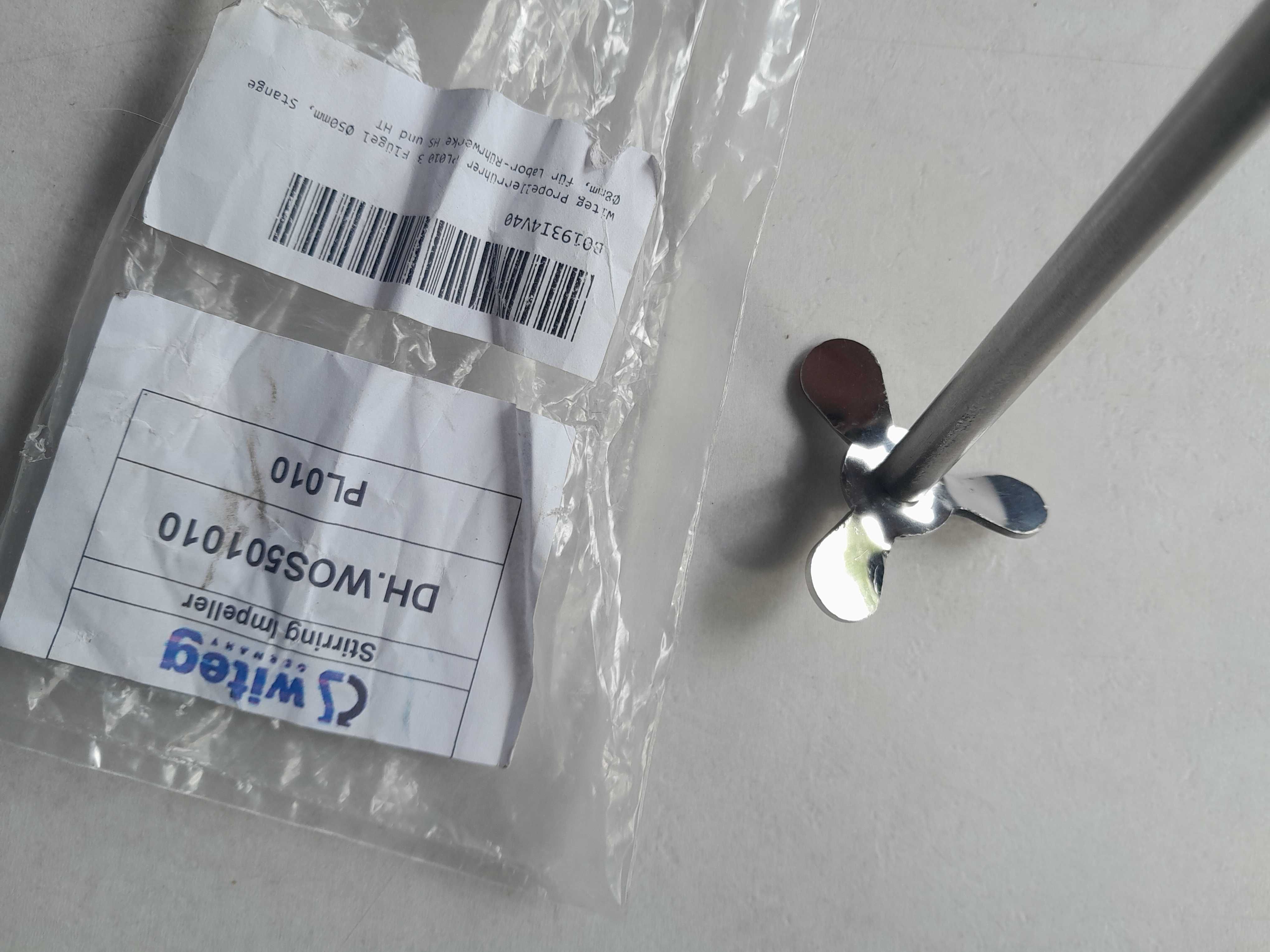 Witeg Mieszadło laboratoryjne śmigła PL010 3 skrzydła Ø 50 mm, zwrot