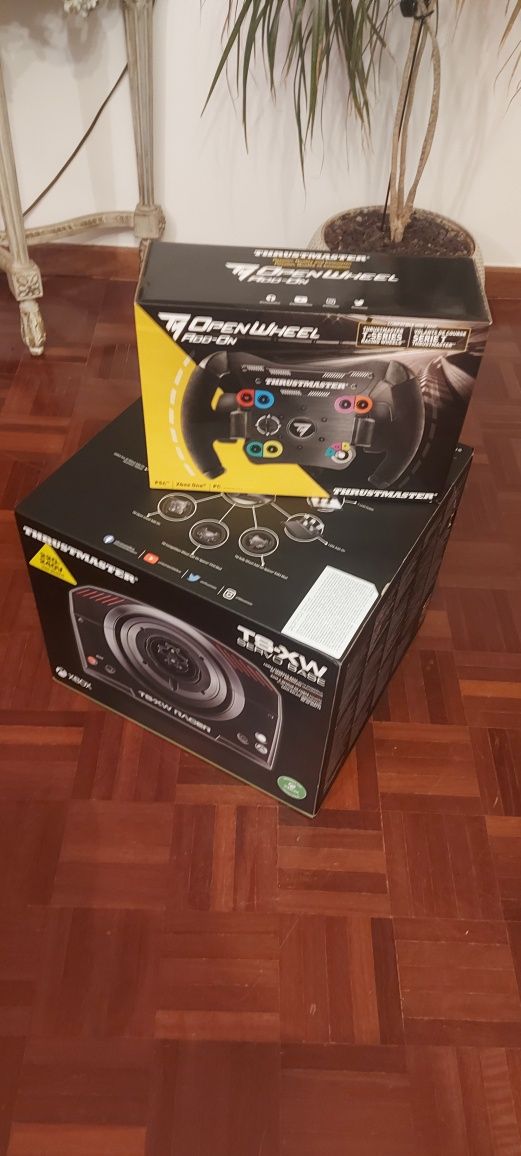 Volante Thrustmaster ts-xw + Thrustmaster Open Wheel + Base Cockpit