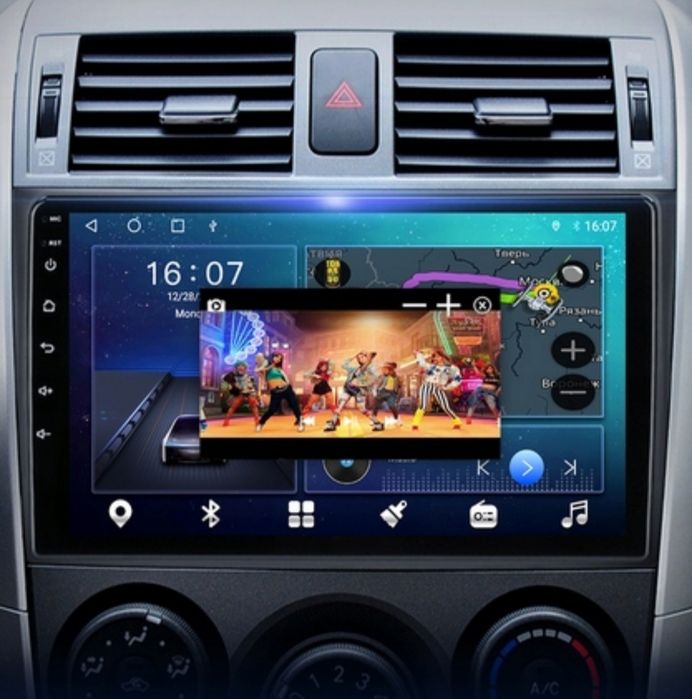 Radio nawigacja Toyota Auris Android WiFi GPS Bluetooth