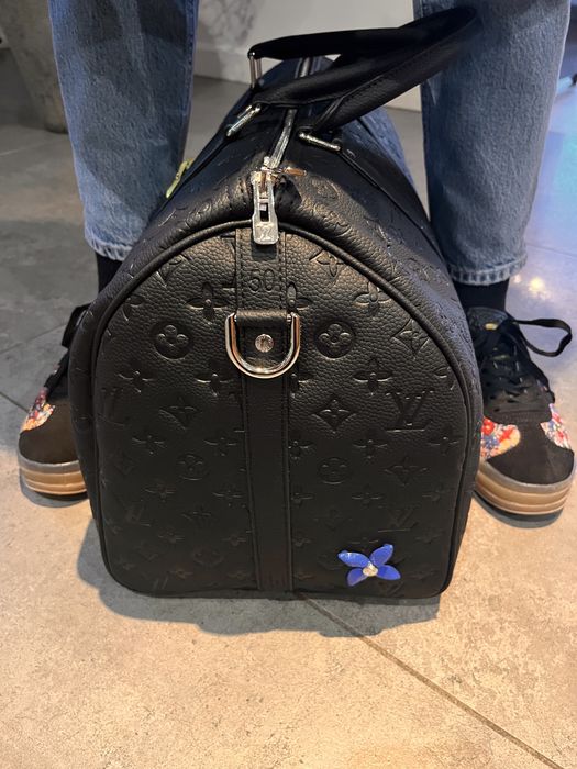 Torba Louis Vuitton Keepall Bandoulière 50 Monogram Empreinte