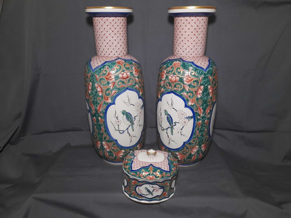 Jarras Pequim Vista Alegre Anshan -- 48 cm e Caixa Diogo Anshan