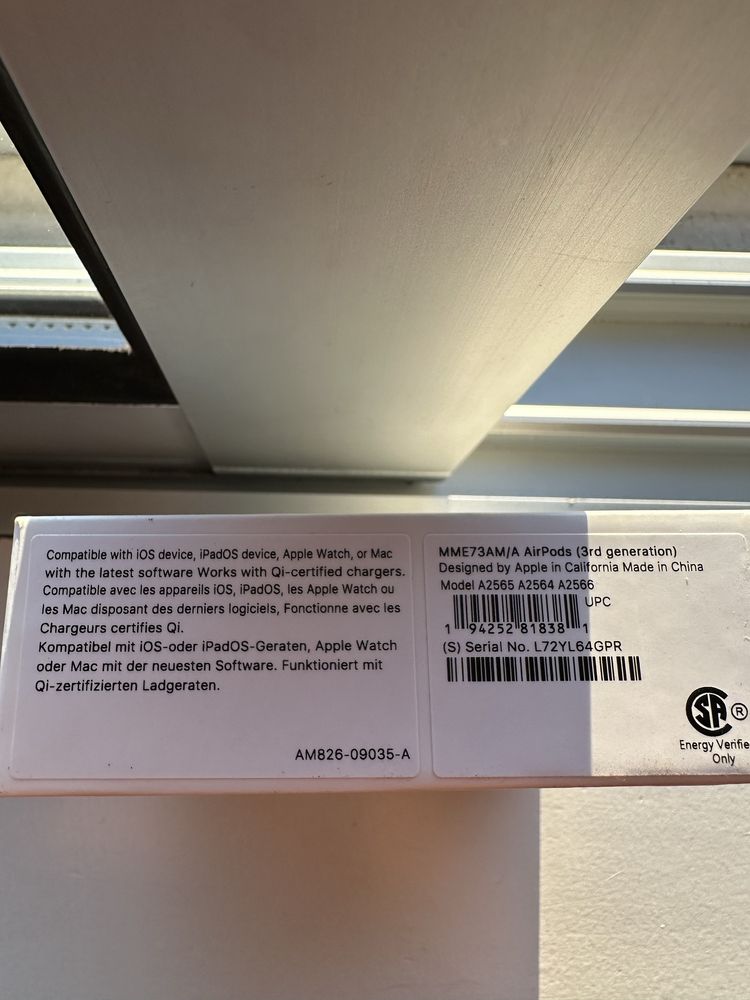 Air Pods 3ª geração