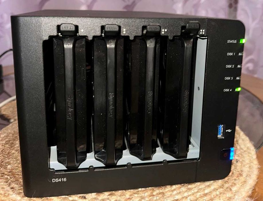 NAS-сервер  synology DS416 Мережеве сховище накопичувач не Qnap