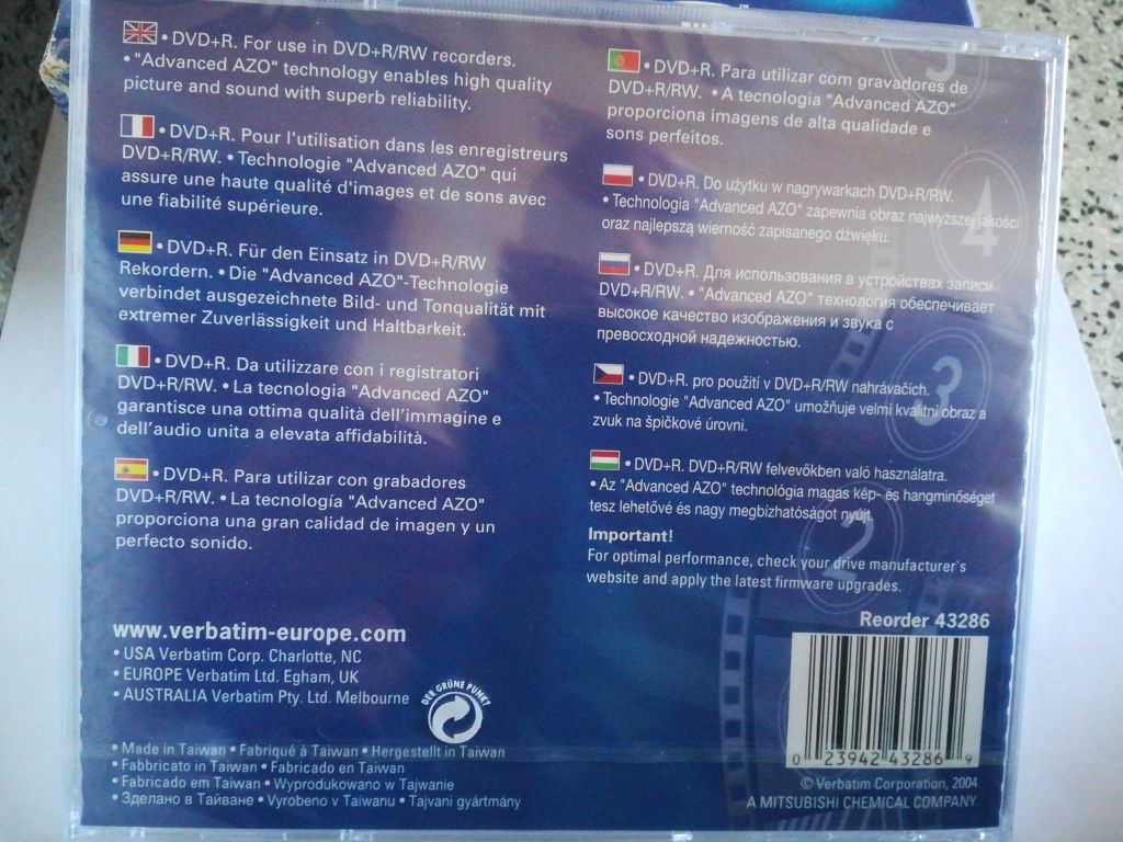 DVD VERBATIN digital movie
