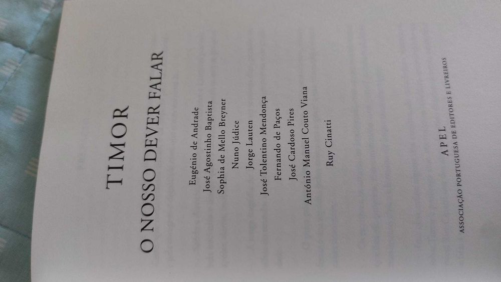 Livro: Timor (O Nosso Dever Falar)