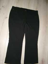 Czarne spodnie damskie pas 108 cm