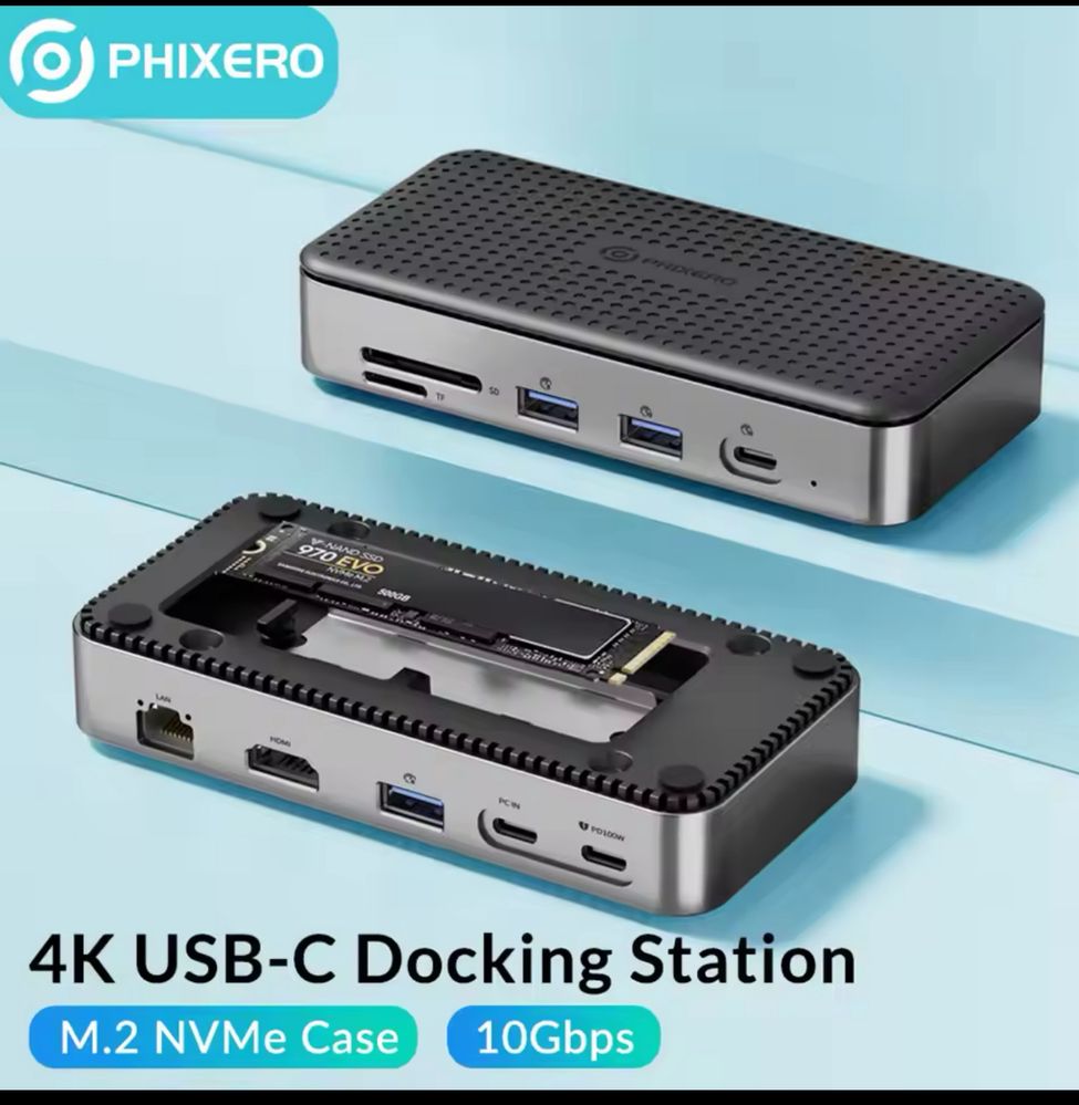 Stacja dokująca Usb-C na dysk M.2