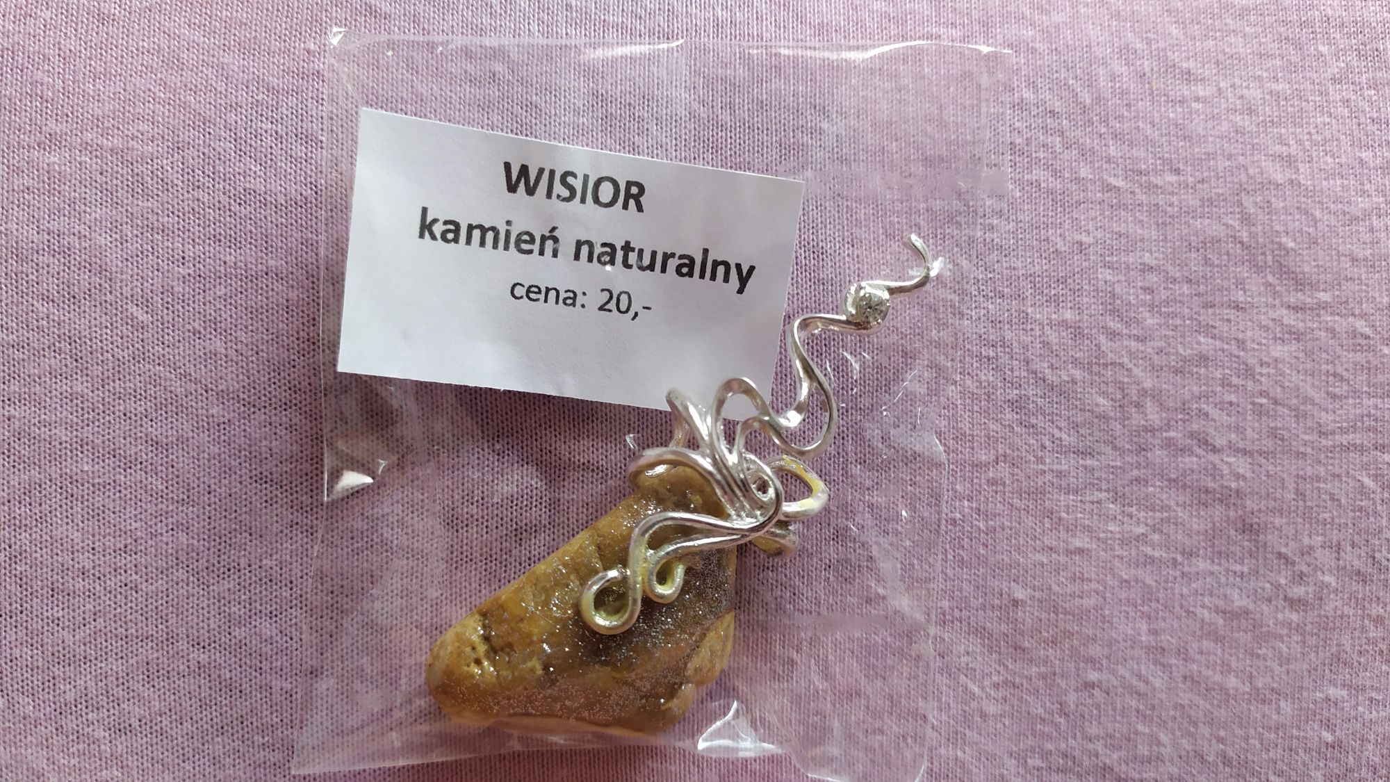 Wisior kamień naturalny + gratis