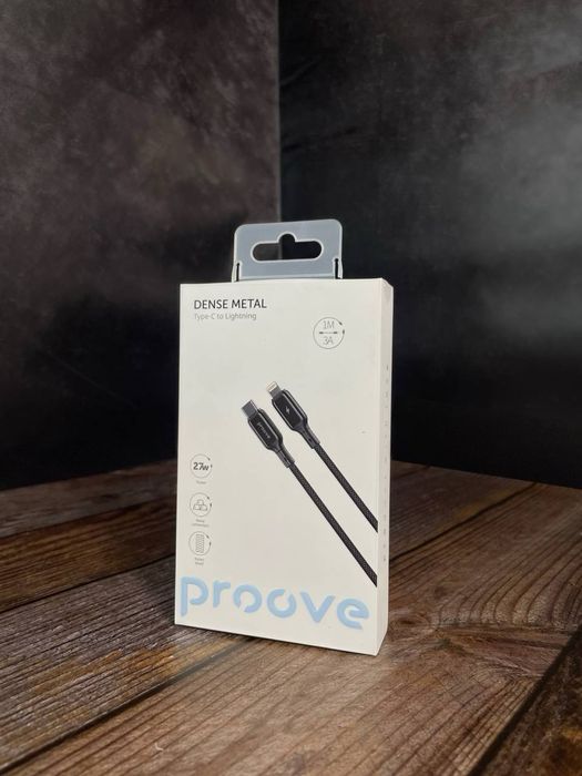 Кабель Proove Dense Metal Type-C to Lightning 27W (1m)
