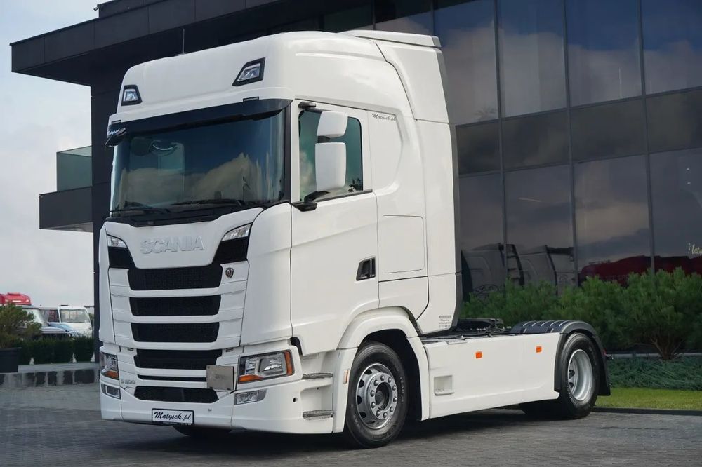 Scania S 500 / RETARDER  / CAŁA NA PODUSZKACH  / NAVI