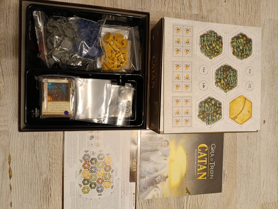 Catan Gra o Tron Braterstwo Straży gra planszowa NOWA