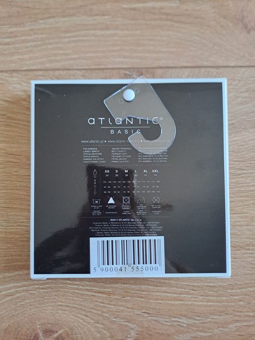 Majtki ciążowe Atlantic, rozmiar L, bawełna premium