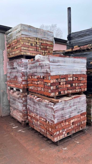 Cegła klinkierowa ścięta,cegła stuletnia, cegła rozbiórkowa
