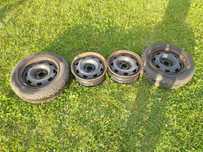 Felgi stalowe 6jx15 et18 4x108 Citroen 65.1mm komplet
