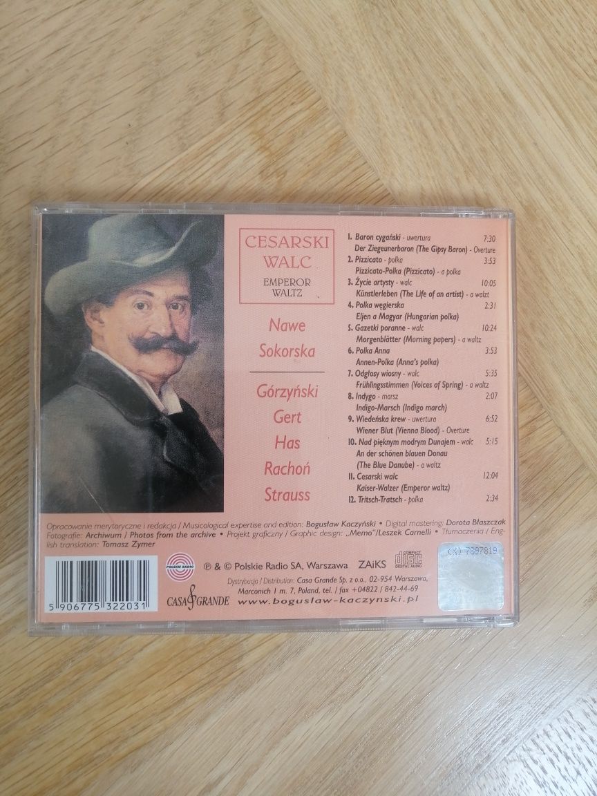 Płyta Cd Johann Strauss Cesarski Walc