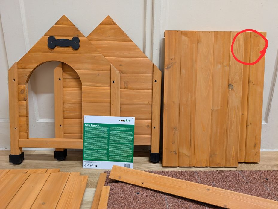 Buda dla Psa Spike Classic S 77x54x67 MAŁA Jamnik Jack Russell Terrier