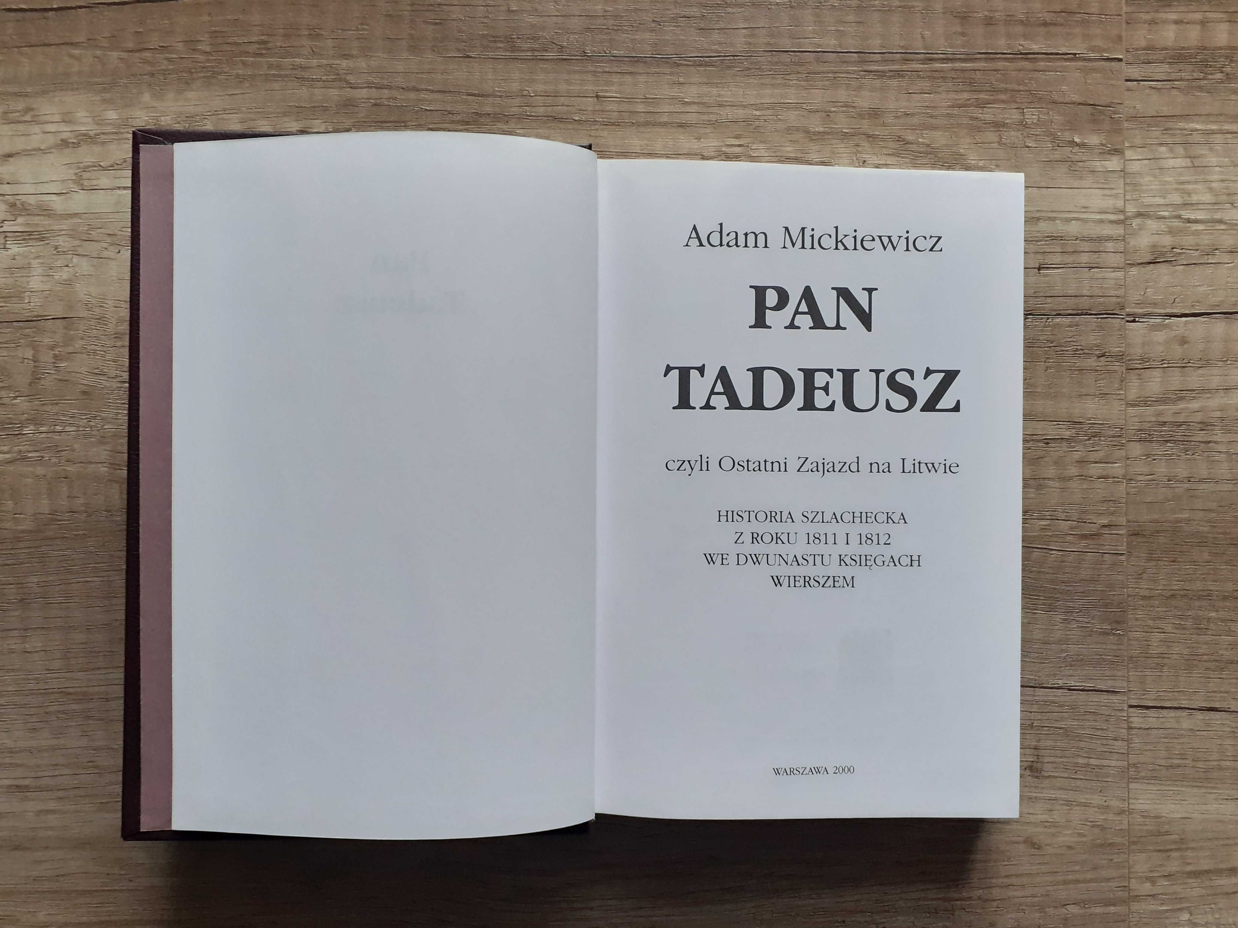 Adam Mickiewicz - Pan Tadeusz 2000 rok